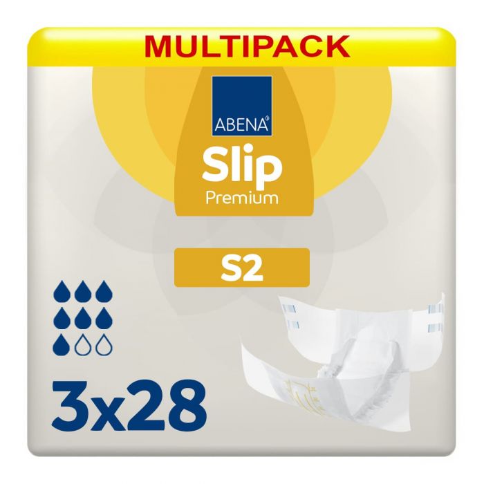 Multipack 3x Abena Slip Premium S2 Small (1800ml) 28 Pack - mobile