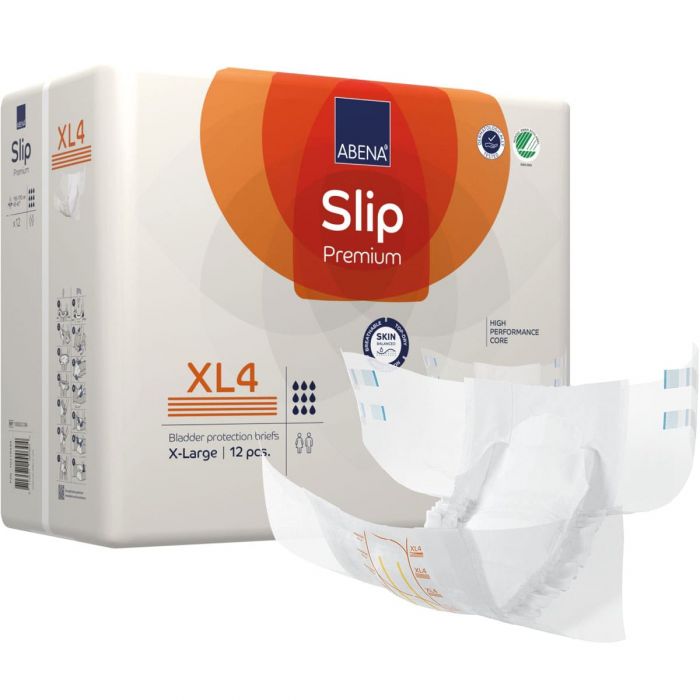 Multipack 4x Abena Slip Premium XL4 XL (4000ml) 12 Pack