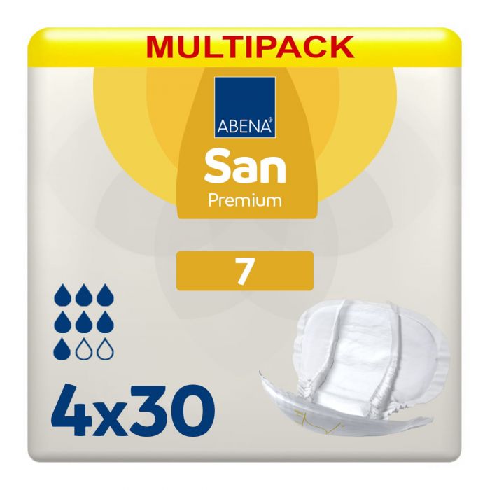 Multipack 4x Abena San Premium 7 (2100ml) 30 Pack