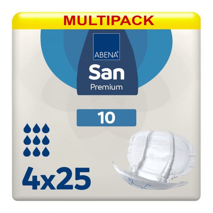 Multipack 4x Abena San Premium 10 (2800ml) 25 Pack
