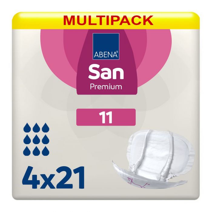 Multipack 4x Abena San Premium 11 (3400ml) 21 Pack