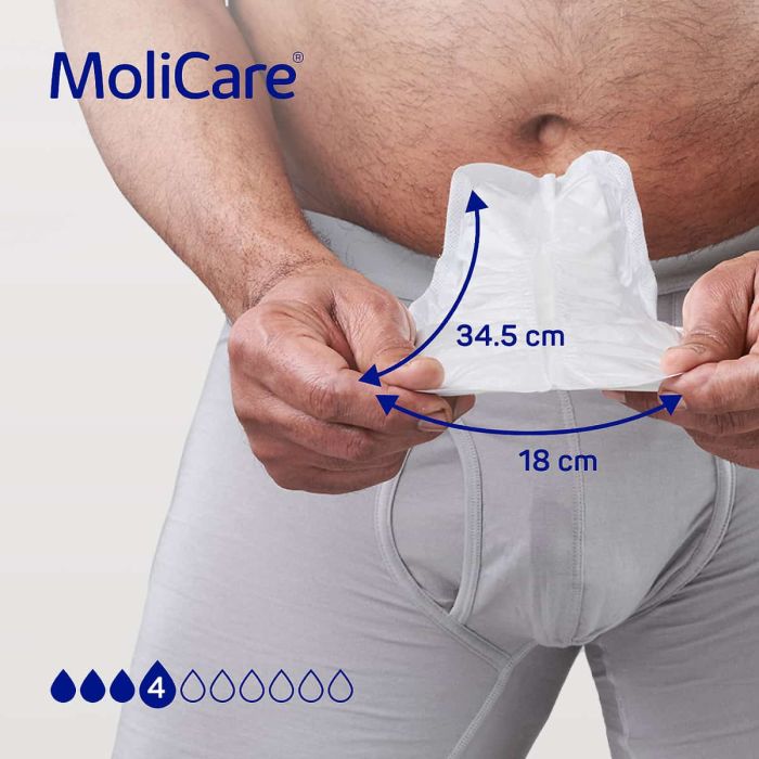 MoliCare Premium Men Pad (546ml) 14 Pack - size