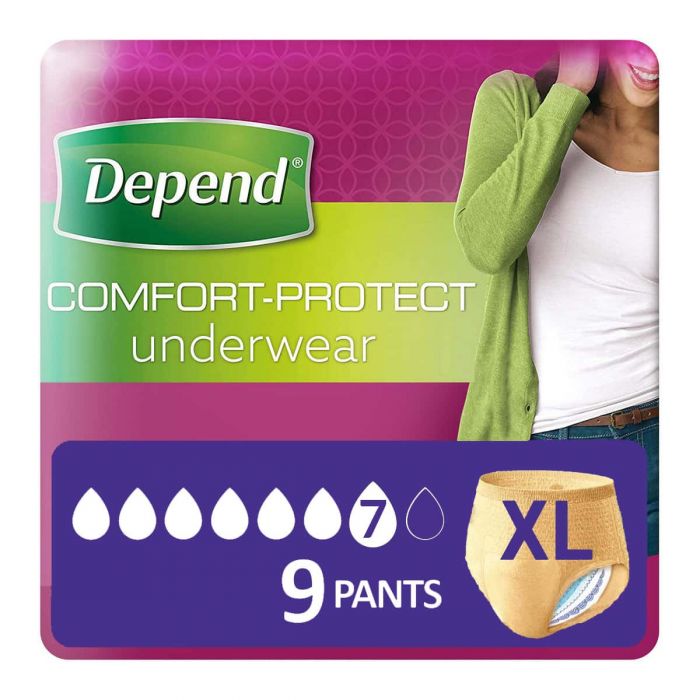 Depend Comfort-Protect for Women X Large (1360ml) 9 Pack - mobile