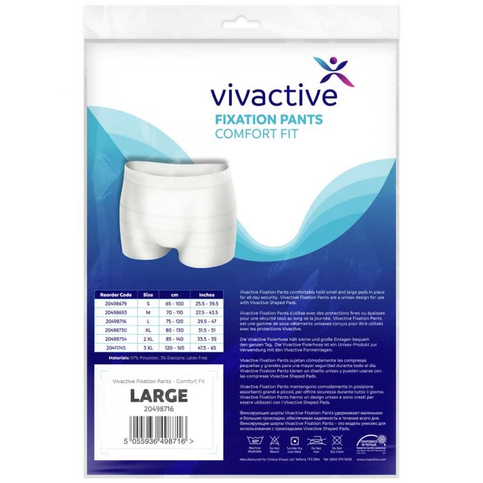 Vivactive Premium Comfort Fixation Pants Large 5 Pack