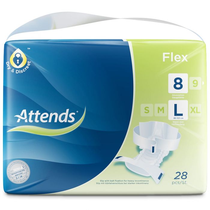 Attends Flex 8 Large (2039ml) 28 Pack