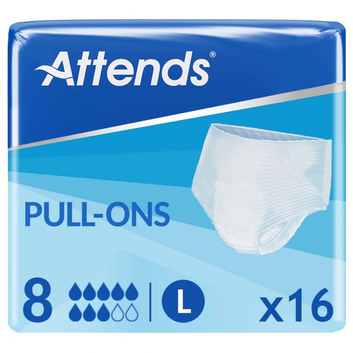 Attends Pull-Ons 8 Large (1957ml) 16 Pack