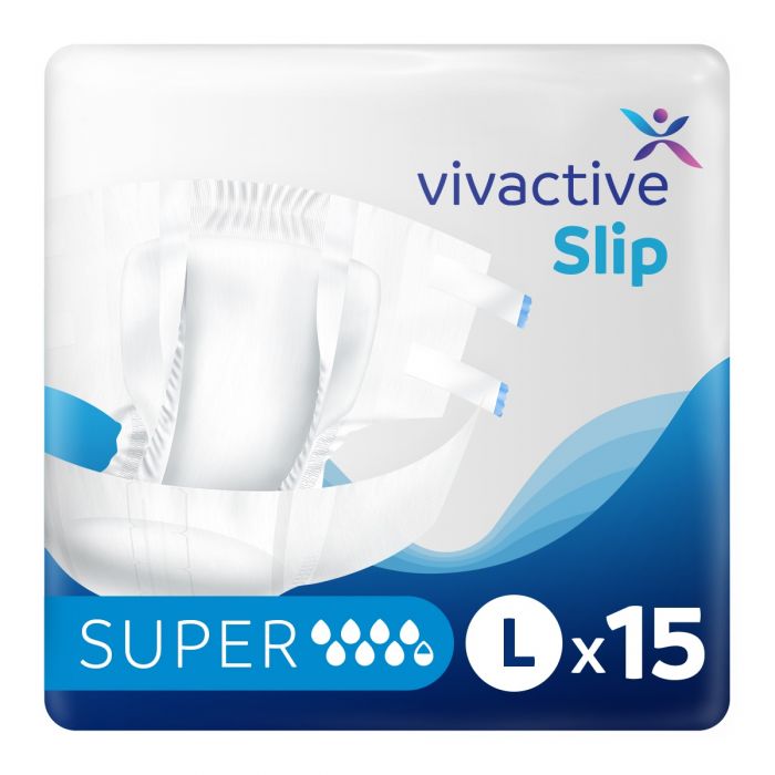 Vivactive Slip Super Large (3700ml) 15 Pack