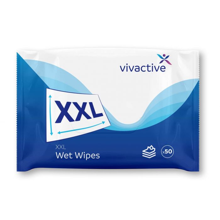 Vivactive XXL Wet Wipes - 50 Pack - Render