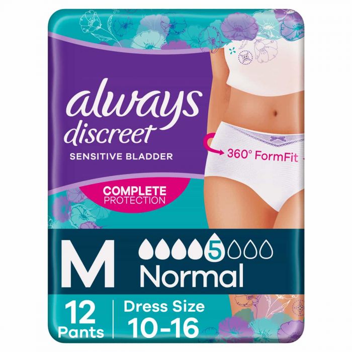 Always Discreet Pants Normal Medium - 12 Pack - pack 1