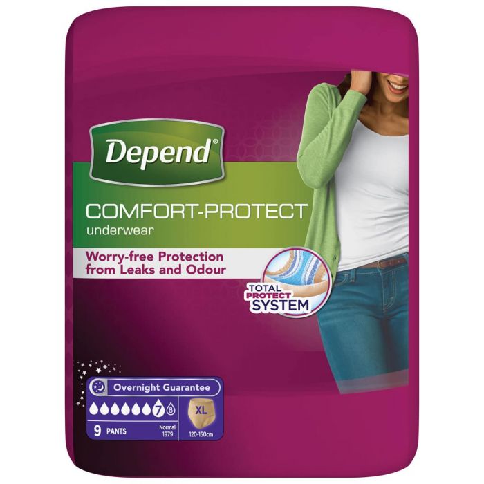 Multipack 3x Depend Comfort-Protect Pants for Women XL (1979ml) 9 Pack