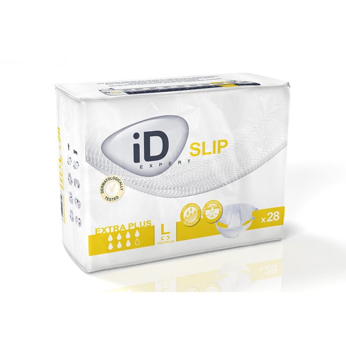 Multipack 3x iD Expert Slip Extra Plus Large PE Backed (2950ml) 28 Pack