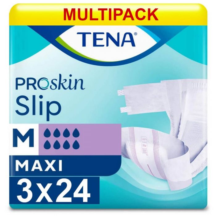 Multipack 3x TENA Slip Maxi Medium (3260ml) 24 Pack