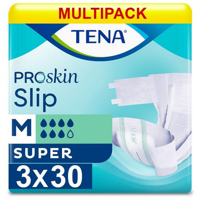 Multipack 3x TENA Slip Super Medium (2500ml) 30 Pack