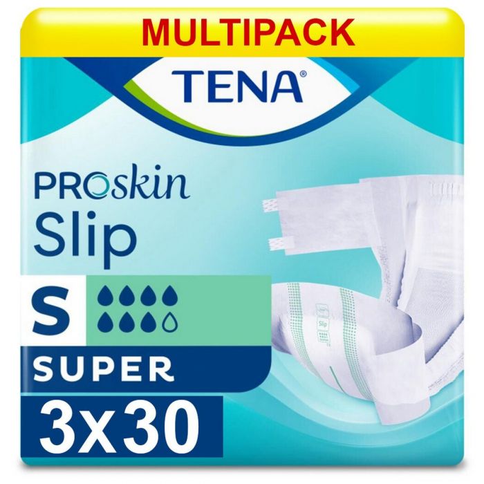 Multipack 3x TENA Slip Super Small (1800ml) 30 Pack
