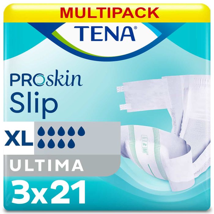 Multipack 3x TENA Slip Ultima X Large (4899ml) 21 Pack - mobile