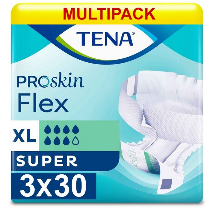 Multipack 3x TENA Flex Super XL (3300ml) 30 Pack