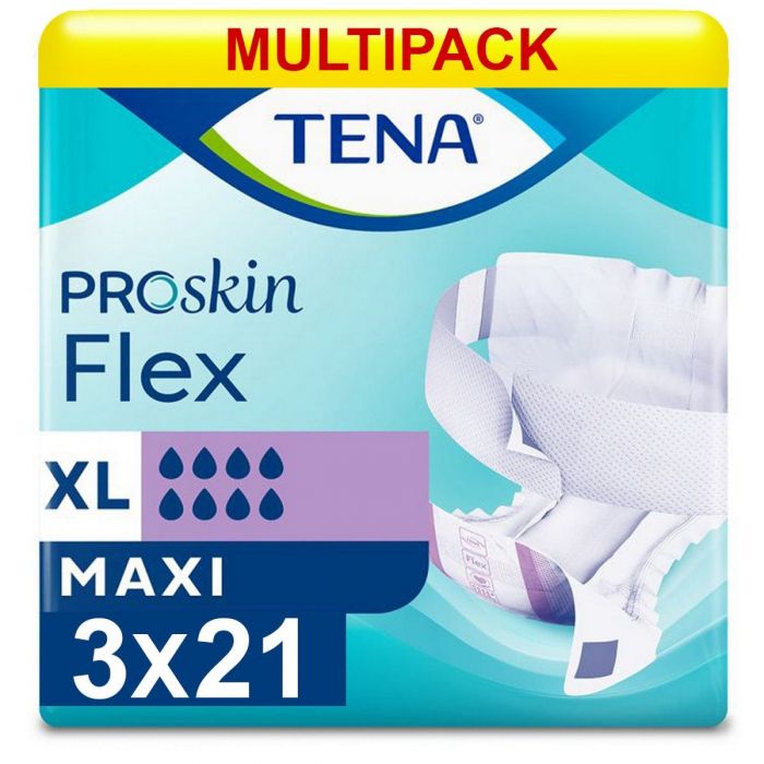 Multipack 3x TENA Flex Maxi XL (4500ml) 21 Pack