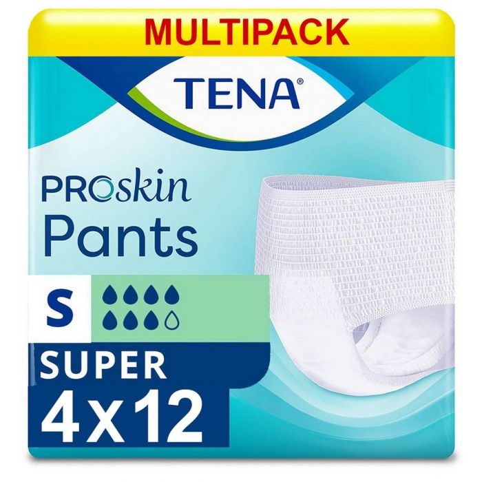 Multipack 4x TENA Pants Super Small (1700ml) 12 Pack