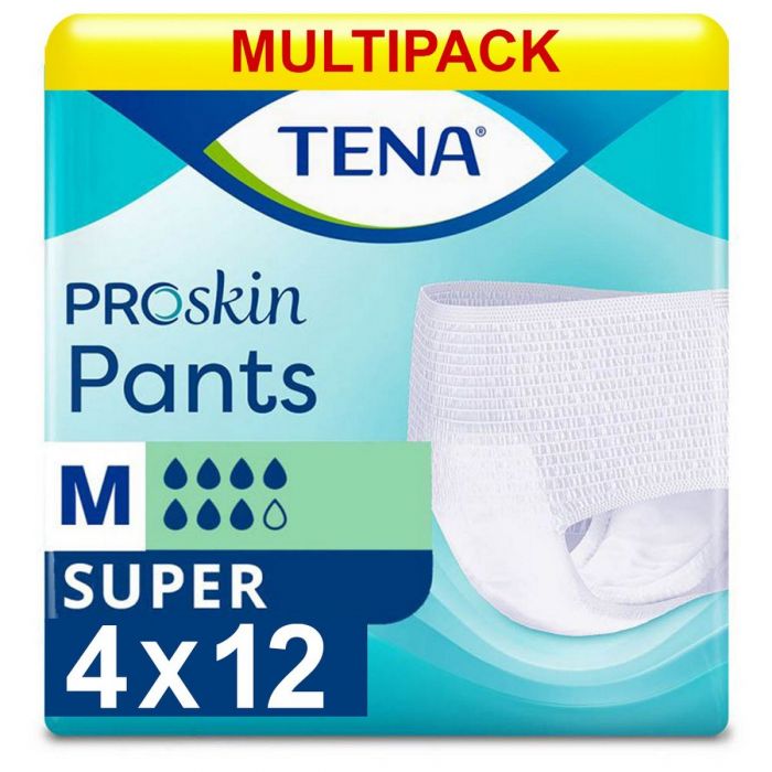 Multipack 4x TENA Pants Super Medium (1700ml) 12 Pack