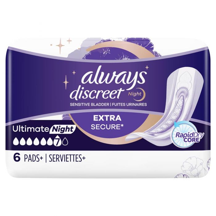 Always Discreet Pads Maxi Night - 6 Pack - pack 2