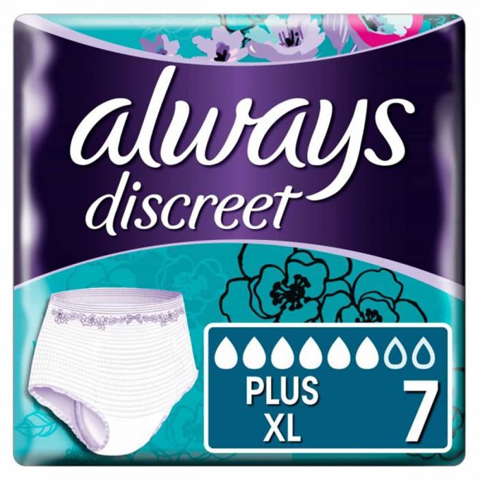 Always Discreet Pants Plus X Large - 7 Pack - Mobile