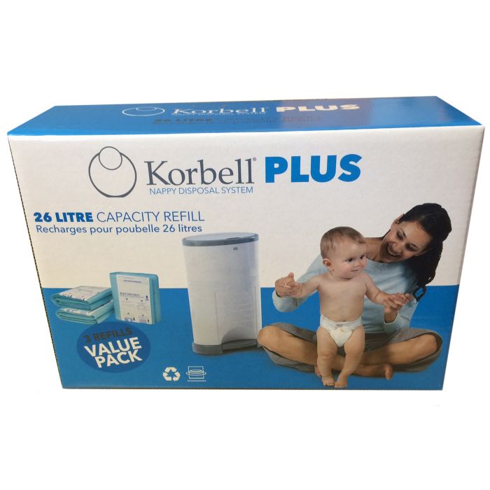 Korbell PLUS Refill Liners 26L - 3 Pack - pack