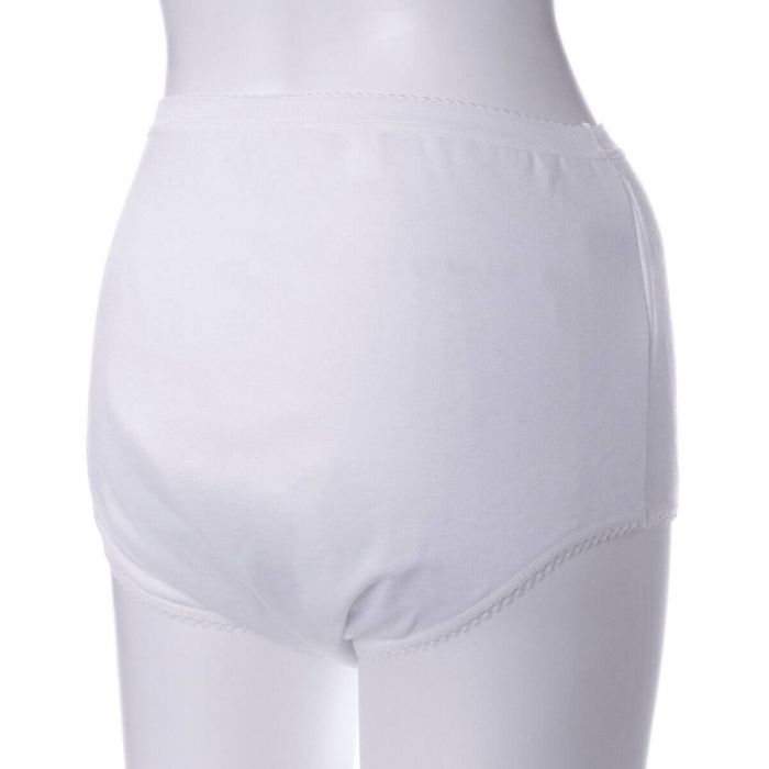 Ladies Waterproof Protective Brief - XX Large - White - Back of pant