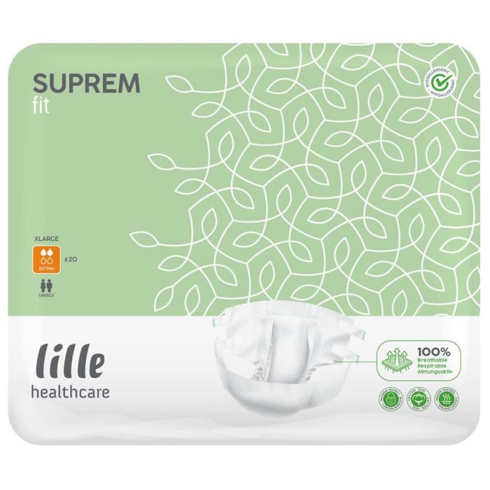 Lille Healthcare Suprem Fit Extra+ X Large (3200ml) 20 Pack - pack