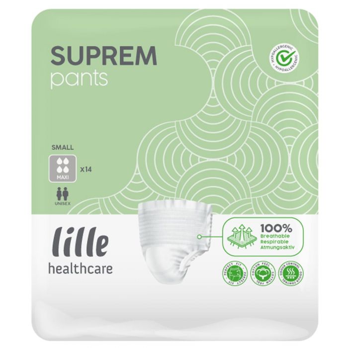 Multipack 6x Lille Healthcare Suprem Pants Maxi Small (1900ml) 14 Pack