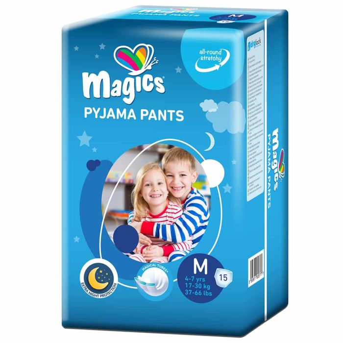 Magics Youth Pyjama Pants (17-30kg) 15 Pack