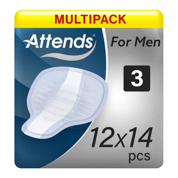 Multipack 12x Attends For Men 3 (584ml) 14 Pack