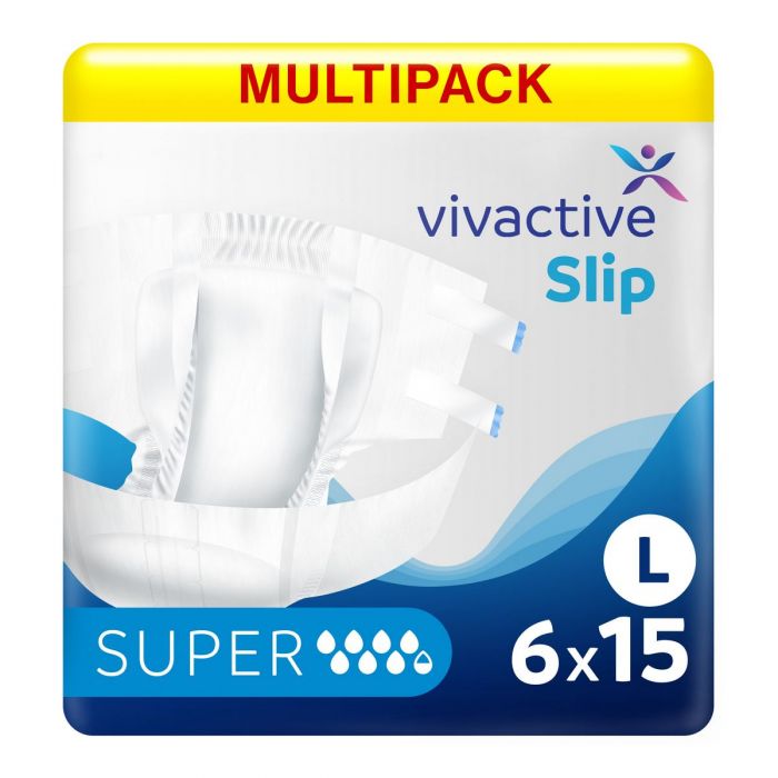 Multipack 6x Vivactive Slip Super Large (3700ml) 15 Pack