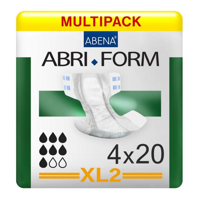 Multipack 4x Abena Abri-Form Comfort XL2 XL (3300ml) 20 Pack