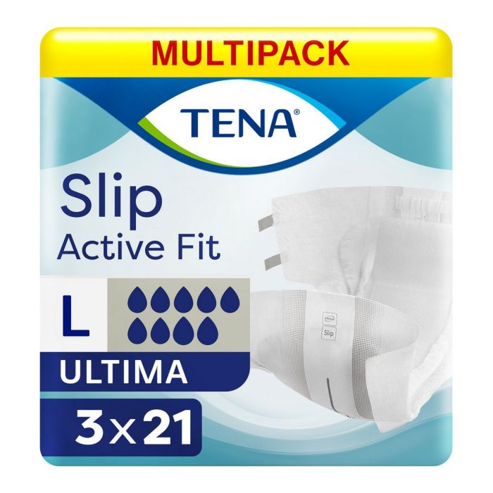 Multipack 3x TENA Slip Active Fit Ultima Large (4400ml) 21 Pack