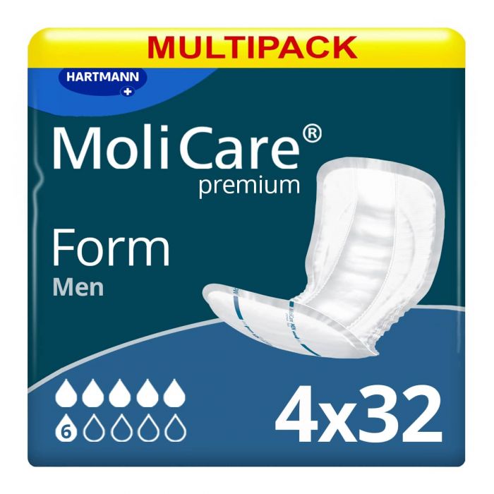 Multipack 4x MoliCare Premium Form Men (2508ml) 32 Pack