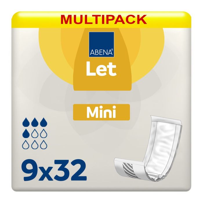 Multipack 9x Abena Let Mini (500ml) 32 Pack