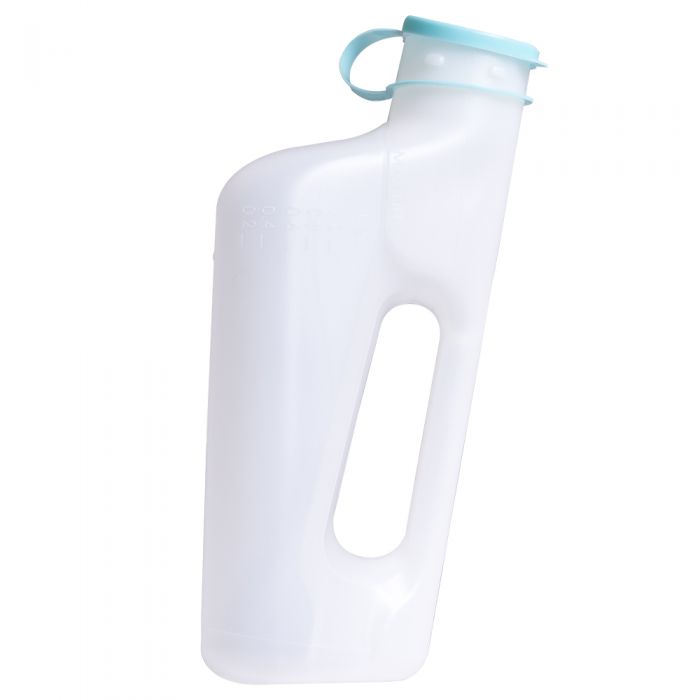 Contoured Male Urinal Bottle (1300ml) - With Cap