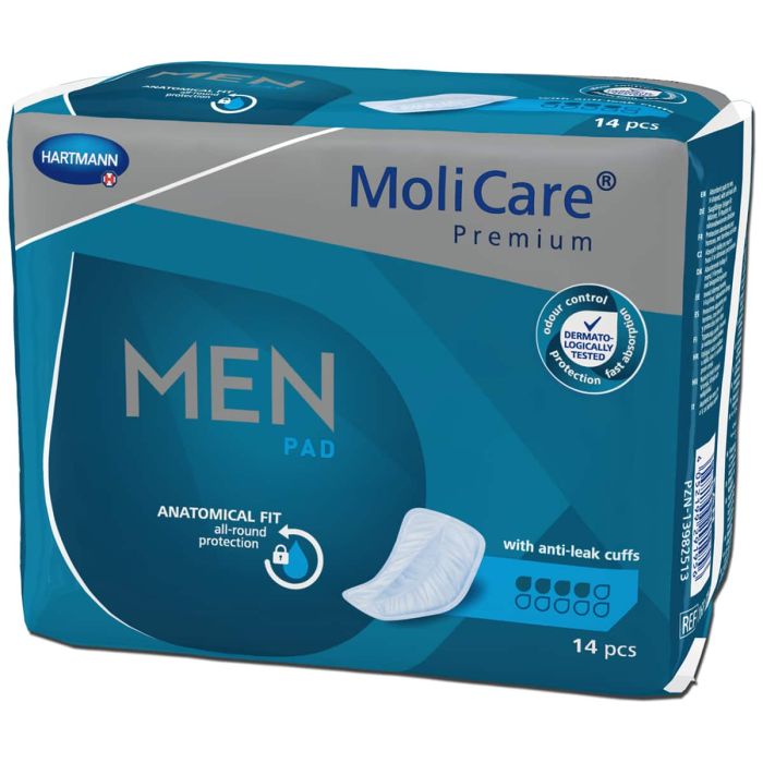 MoliCare Premium Men Pad (546ml) 14 Pack - pack render