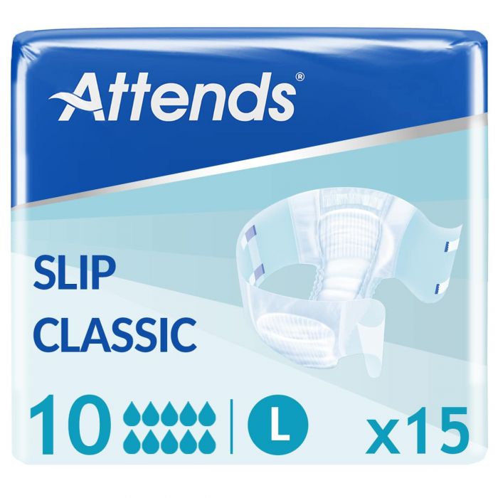 Attends Slip Classic 10 Large (3783ml) 15 Pack - mobile