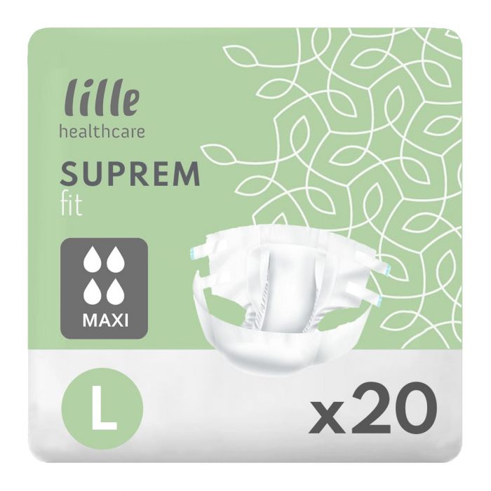 Lille Healthcare Suprem Fit Maxi Large (3580ml) 20 Pack - mobile
