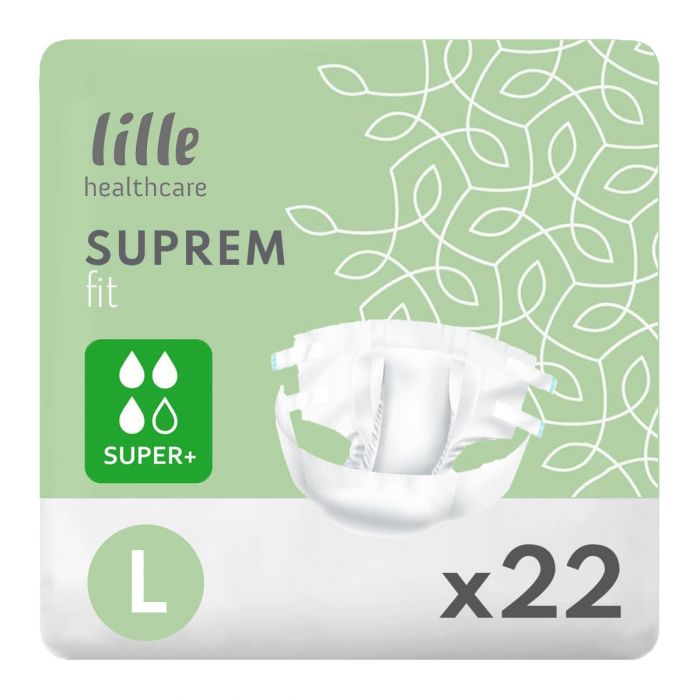 Lille Healthcare Suprem Fit Super+ Large (3100ml) 22 Pack - mobile