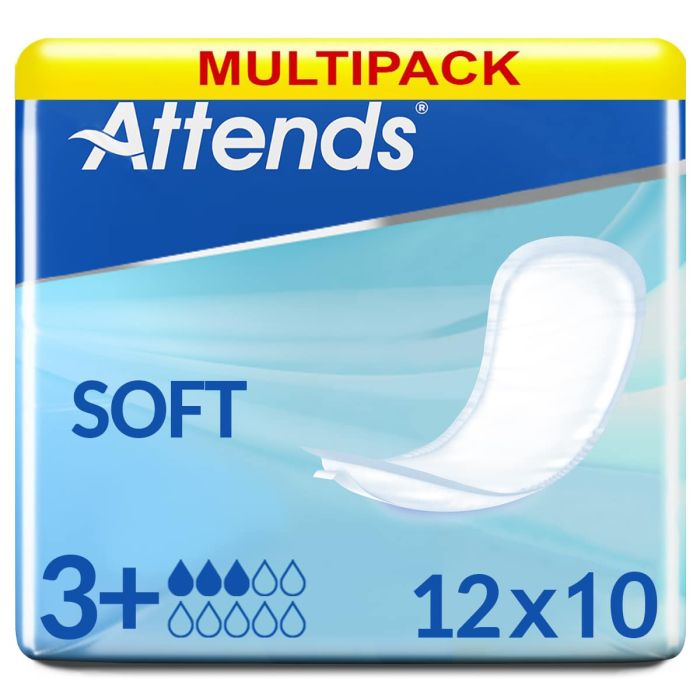 Multipack 12x Attends Soft 3+ Extra Plus (650ml) 10 Pack