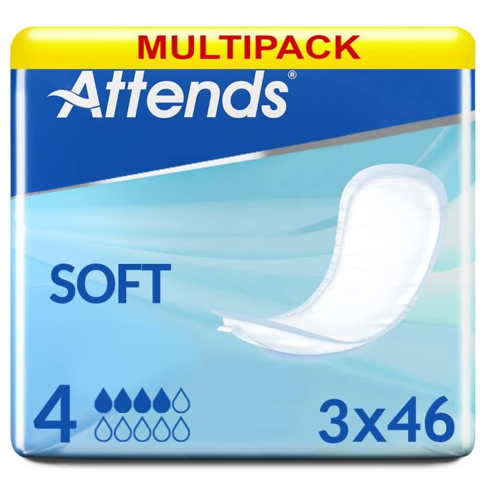 Multipack 3x Attends Soft 4 Super (892ml) 46 Pack