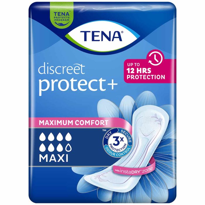 TENA Discreet Protect+ Maxi (730ml) 6 Pack