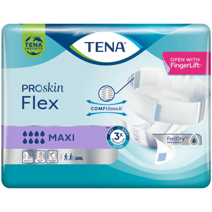Multipack 3x TENA Flex Maxi Large (3700ml) 22 Pack