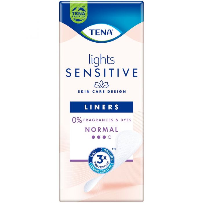 TENA Lights Sensitive Liners Normal (90ml) 24 Pack - pack