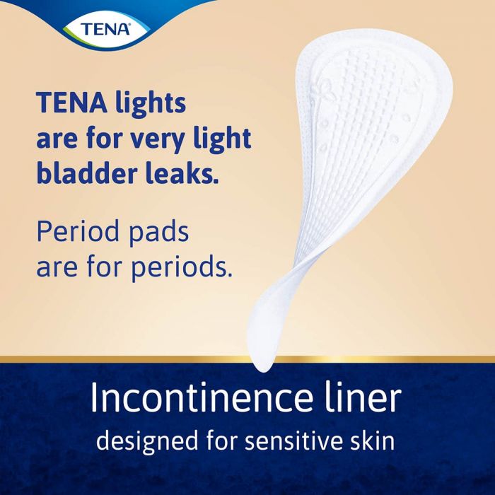 TENA Lights Sensitive Liners Normal (90ml) 24 Pack - inco