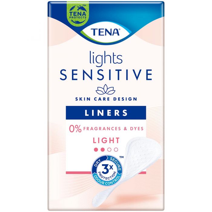 Multipack 5x TENA Lights Sensitive Liners Light (60ml) 28 Pack