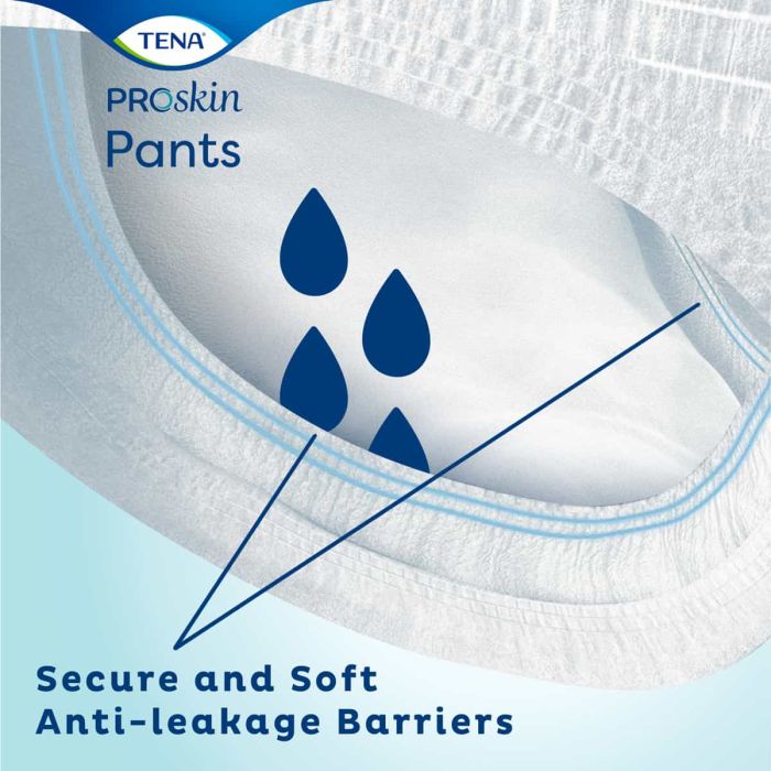 TENA Pants Plus Classic Large (1300ml) 10 Pack - secure and soft