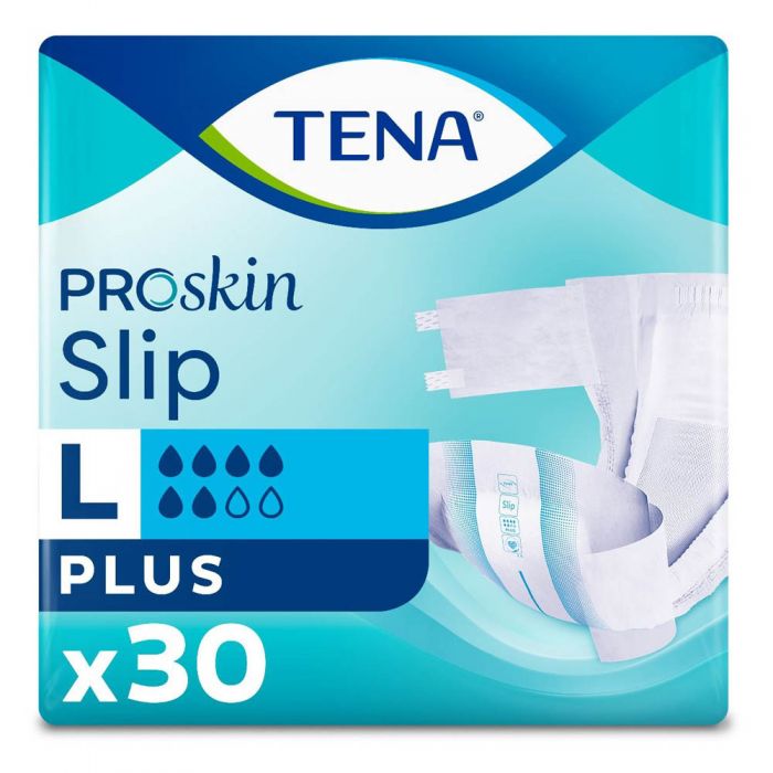 TENA Slip Plus Large (2350ml) 30 Pack